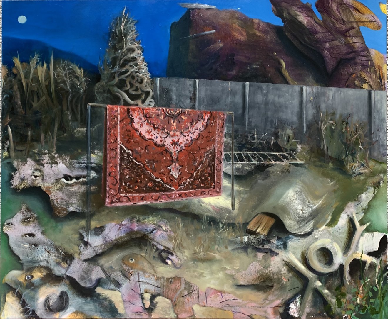Húsvét, 140 x 120 cm, olaj, vászon, 2020 