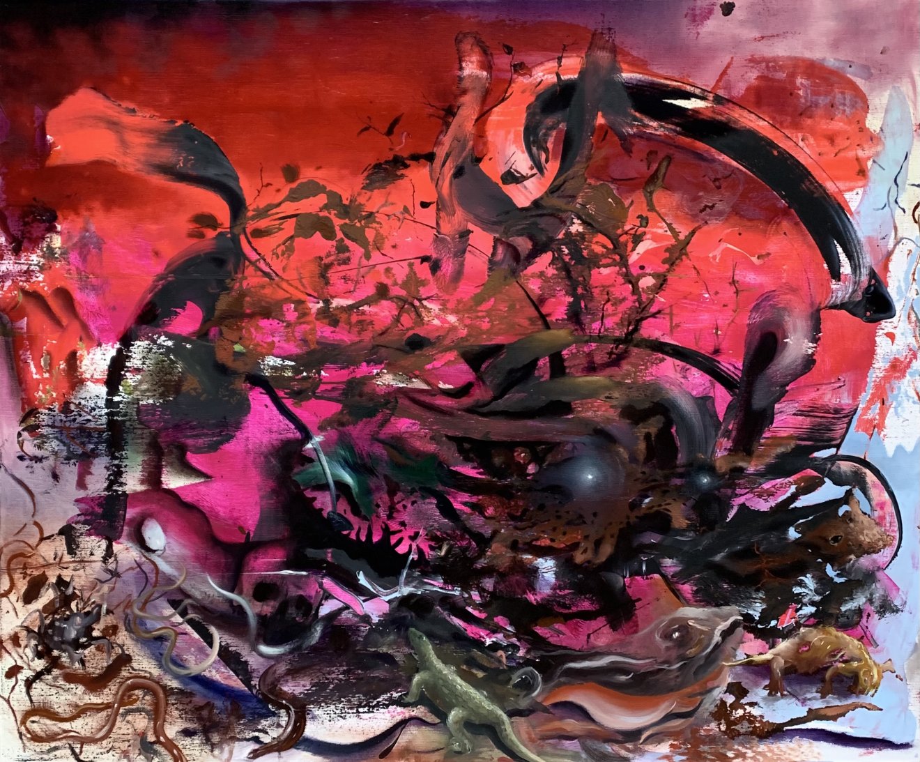 Savage Beauty 2, 120 x 100 cm, olaj, vászon, 2021 