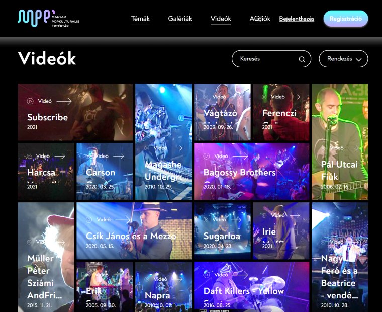 Virtuális közgyűjteményben a magyar könnyűzene