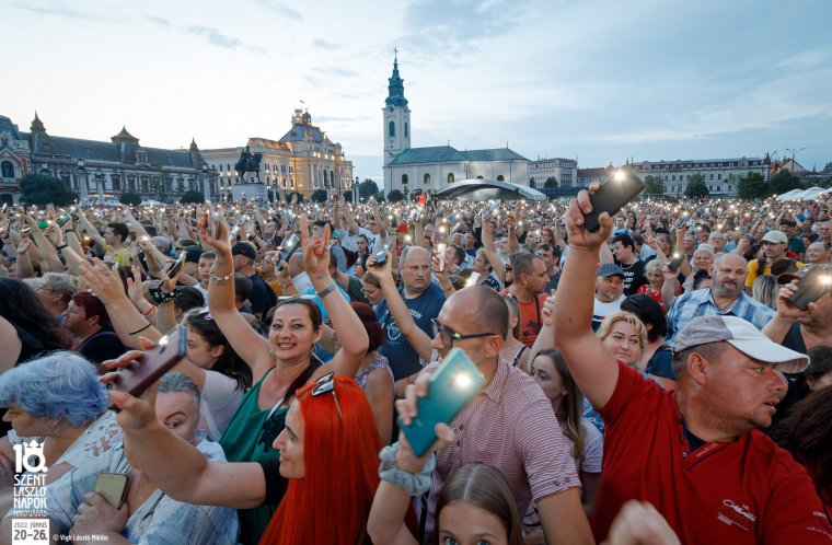 „Belakták” a város főterét a nagyváradiak a 10. Szent László Napokon