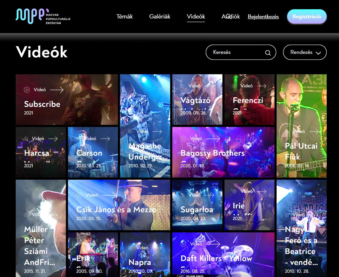 Zenekarok koncertfelvételei, több ezer dal meghallgatható a magyar zene digitális értéktárában • Fotó: popkulturalis.hu