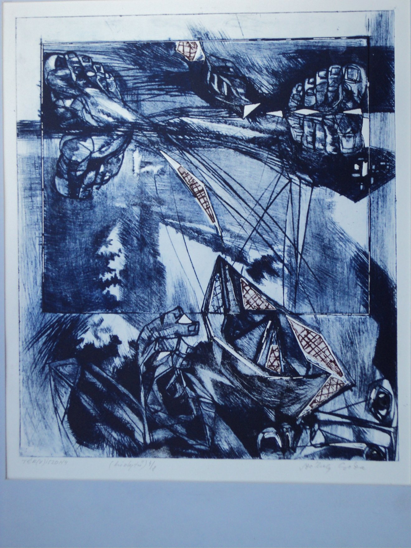 Tér(v)iszony (hidegtű, 60 x 40) 