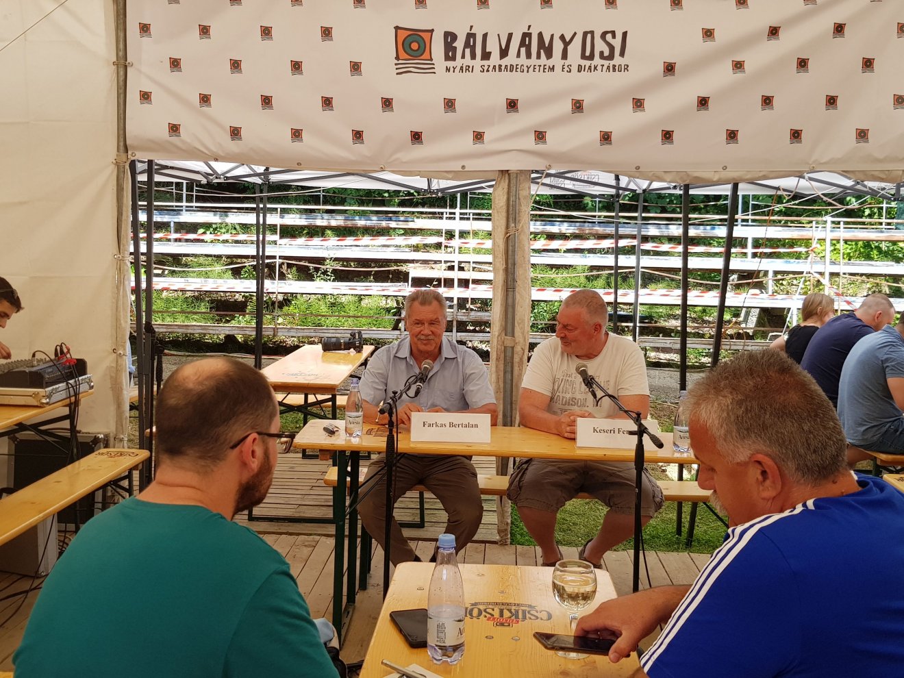Farkas Bertalan űrutazásáról mesélt a tusványosi közönségnek •  Fotó: Rostás Szabolcs