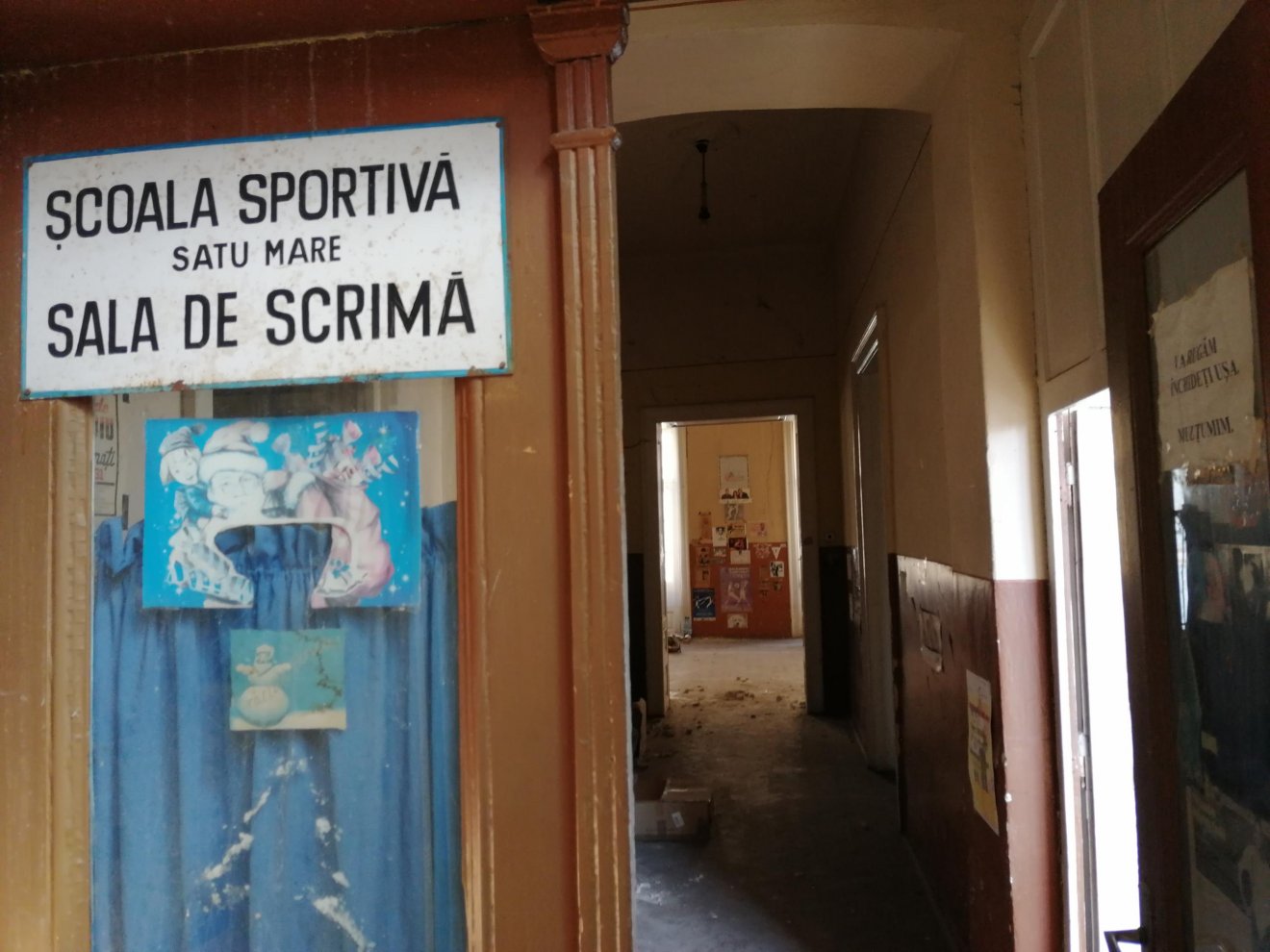 A szatmári vívóterem •  Fotó: Szökőcs Zsófia