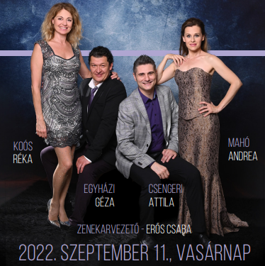 Musical- és popzenei estet rendeznek budapesti sztárokkal Marosvásárhelyen