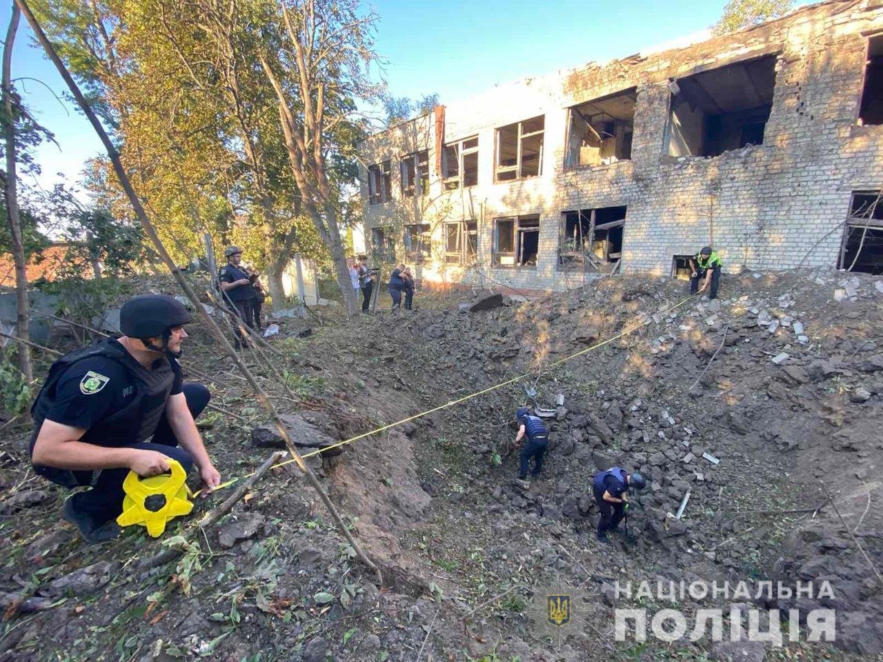 •  Fotó: Ukrán katasztrófavédelem