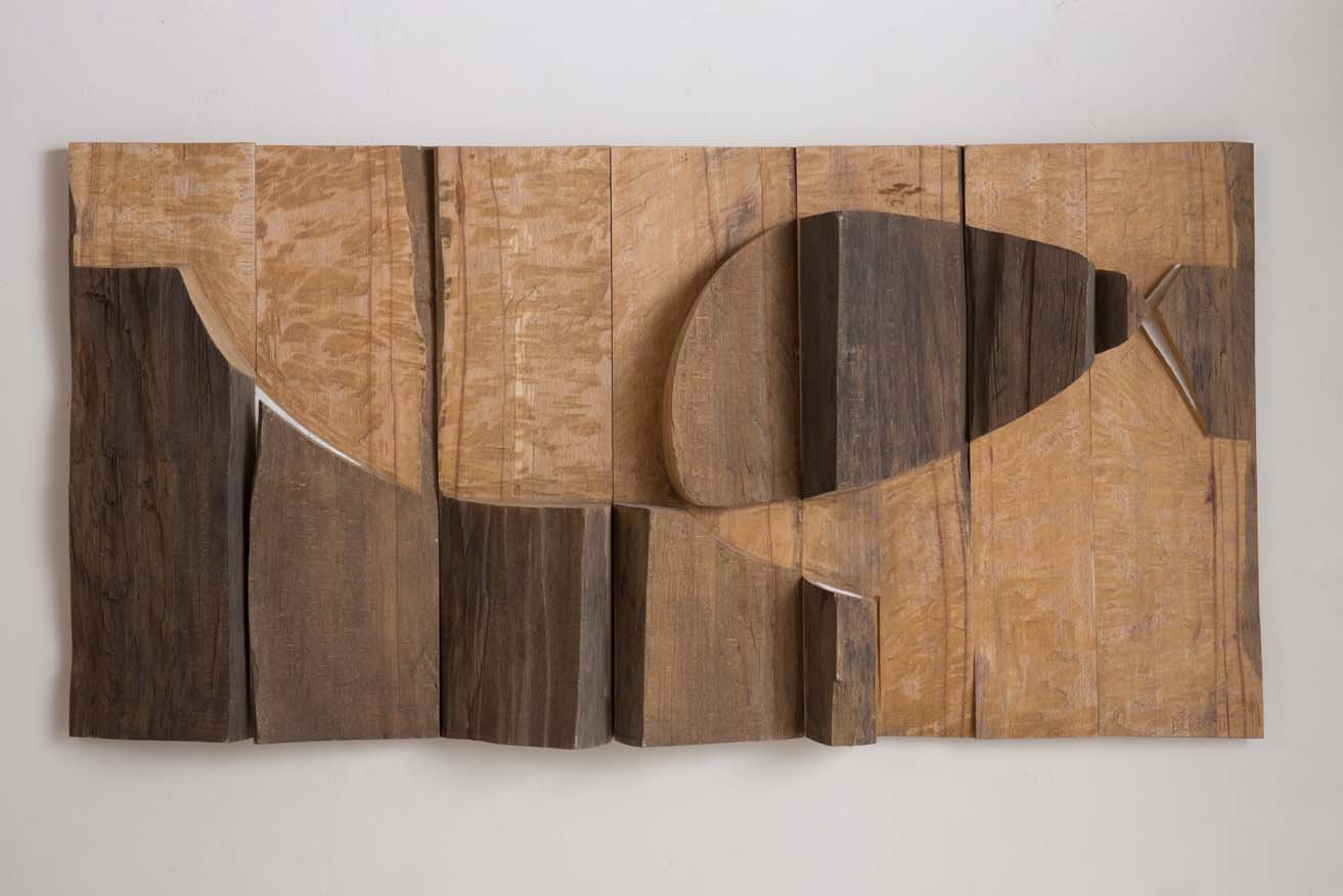 Etűd - fa, 150x90x20 cm, 2011 