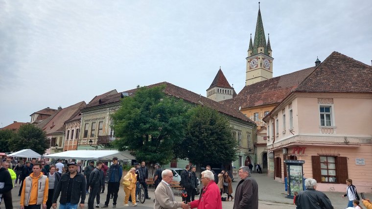 Visszaállítanák Medgyes egykori óvárosát: a főtéren jobban érvényesülnek majd a patinás épületek