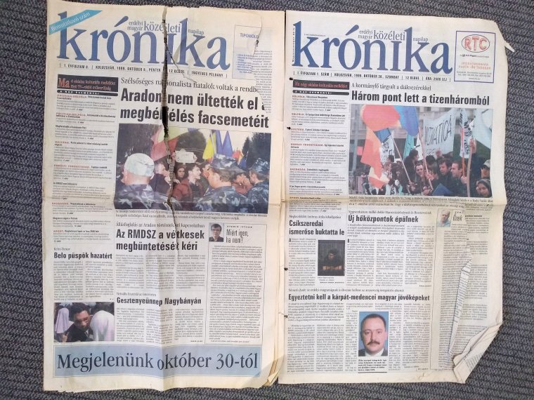Búcsú a Krónikától, éljen a Krónika!