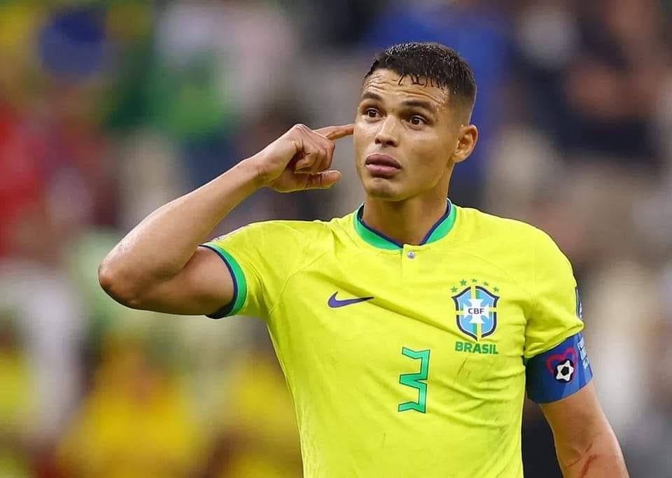 Thiago Silva, a brazilok csapatkapitánya sem érti, hogyan történhetett •  Fotó: Brazil Labdarúgó-szövetség