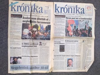 Búcsú a Krónikától, éljen a Krónika!