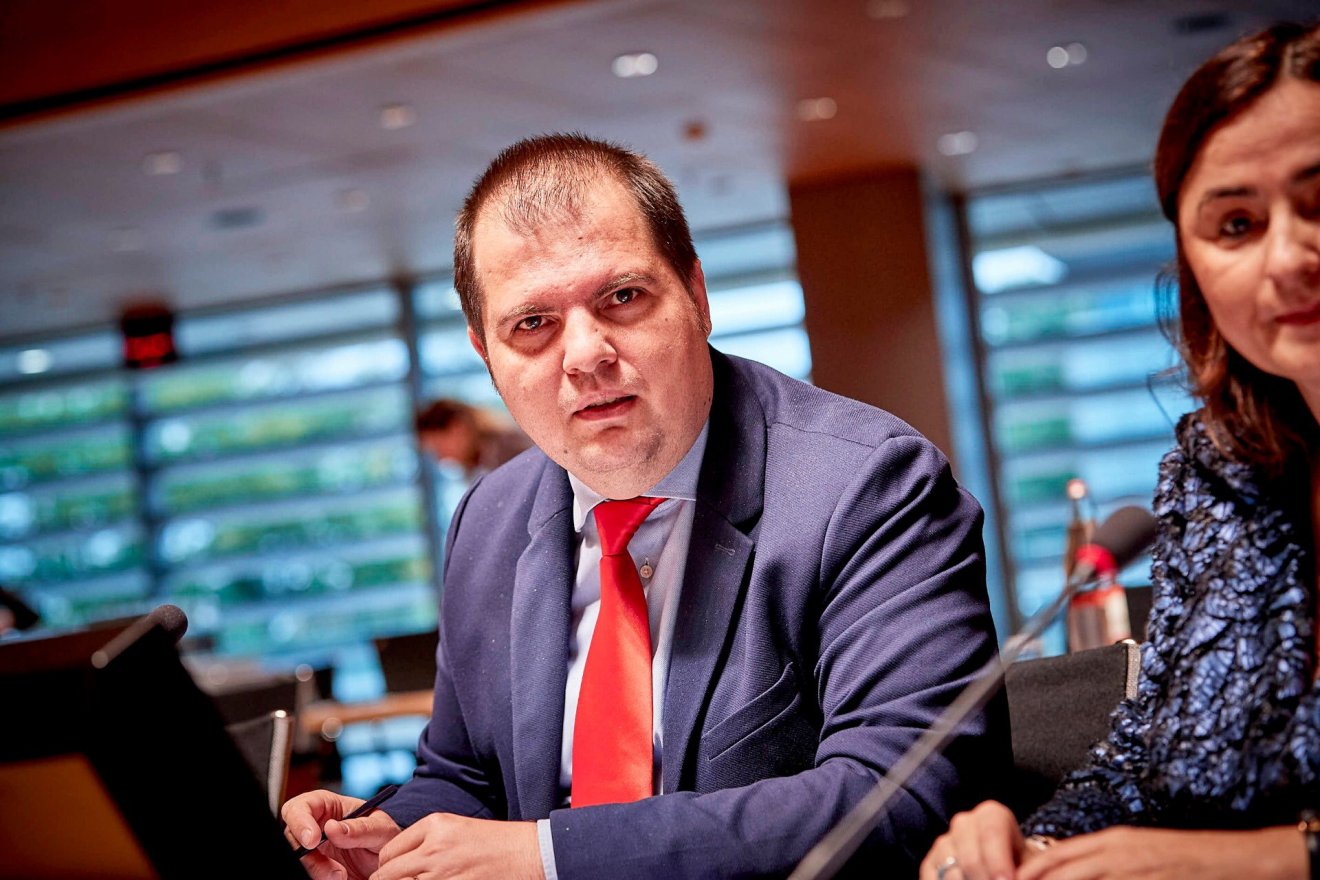 György Attila pénzügyi államtitkár •  Fotó: Twitter/Romania in the EU