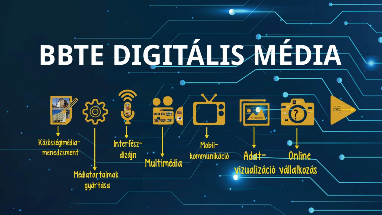 A Kolozsváron induló új magyar nyelvű szak kínálata •  Fotó: BBTE média szak