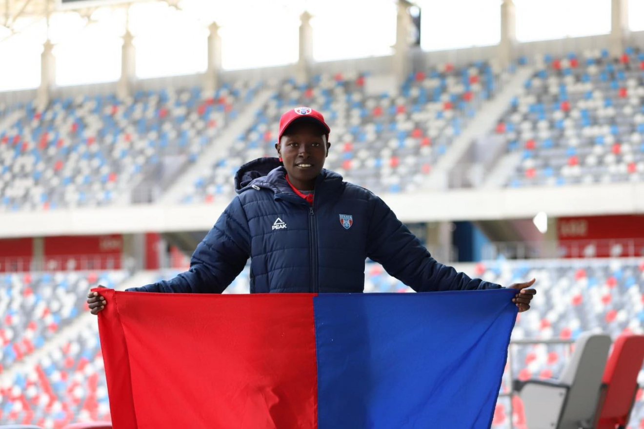 Delvine Relin Meringor a CSA Steaua sportolója •  Fotó: Facebook/Steaua București