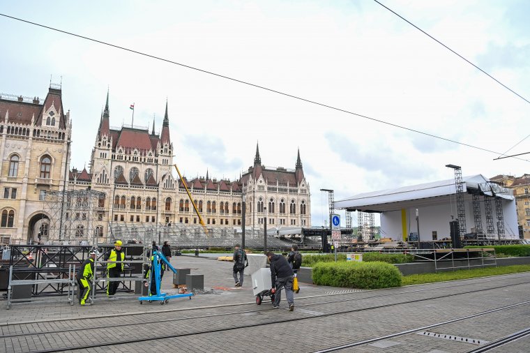 Minden készen áll Budapesten Ferenc pápa pénteken kezdődő apostoli látogatására