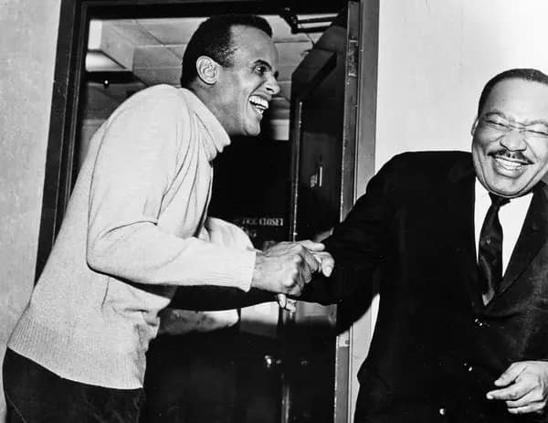 Harry Belafonte és Martin Luther King emberi jogi aktivista a hatvanas években •  Fotó: Harry Belafonte/Facebook