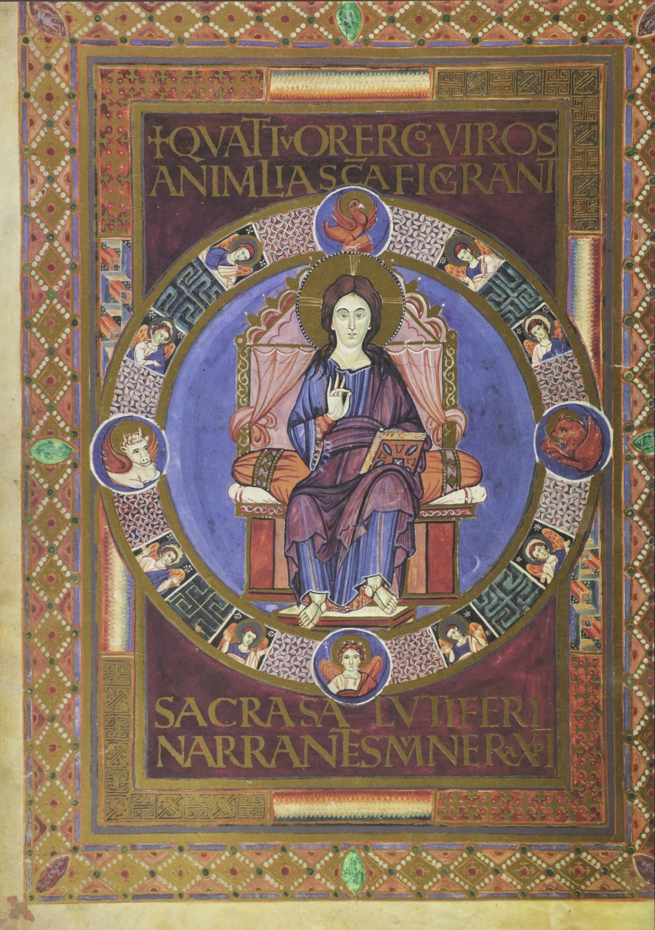 A Codex Aureus •  Fotó: Batthyáneum könyvtár/Facebook