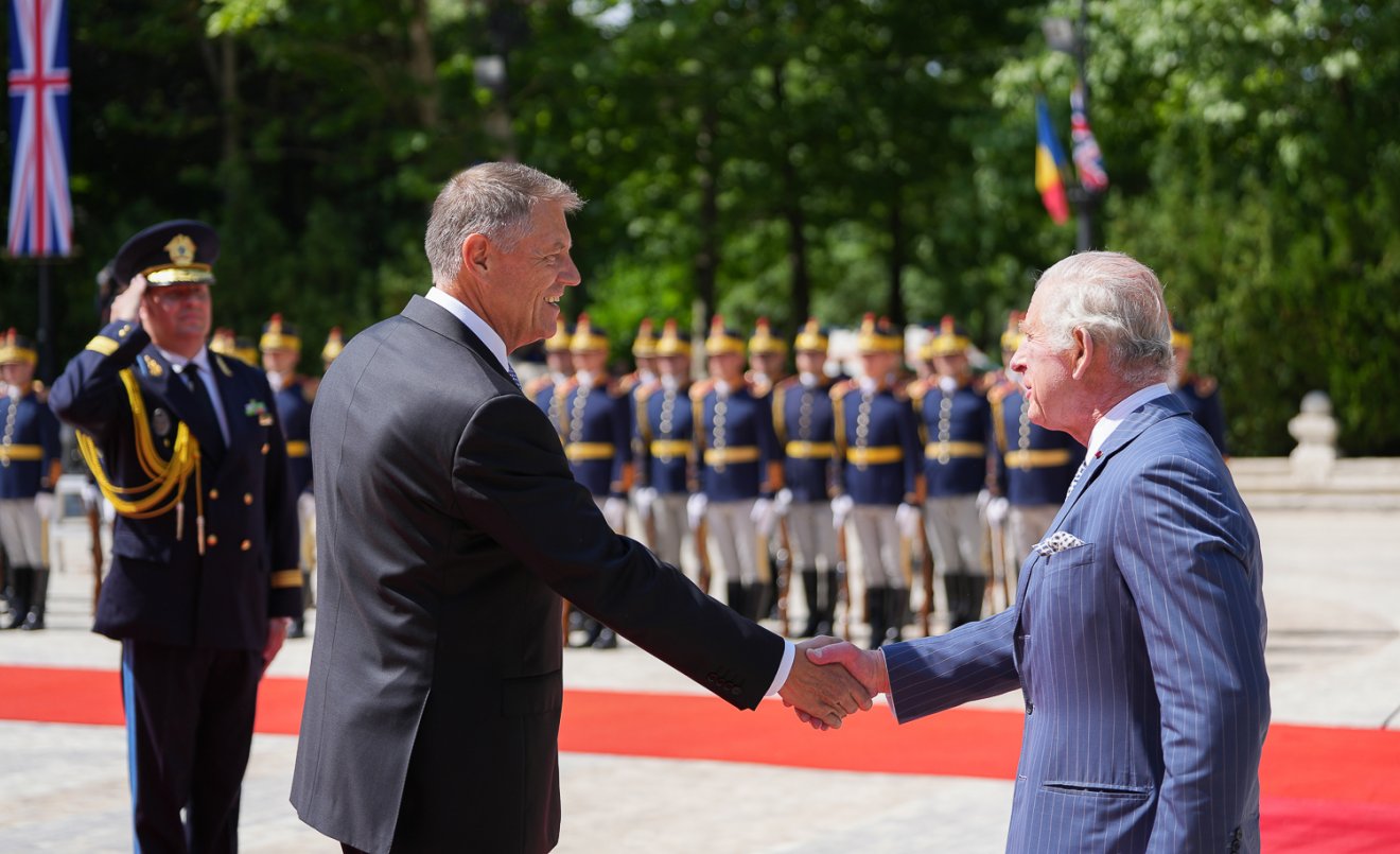 Sokszor járt már Romániában Károly, de uralkodóként most először •  Fotó: Presidency.ro