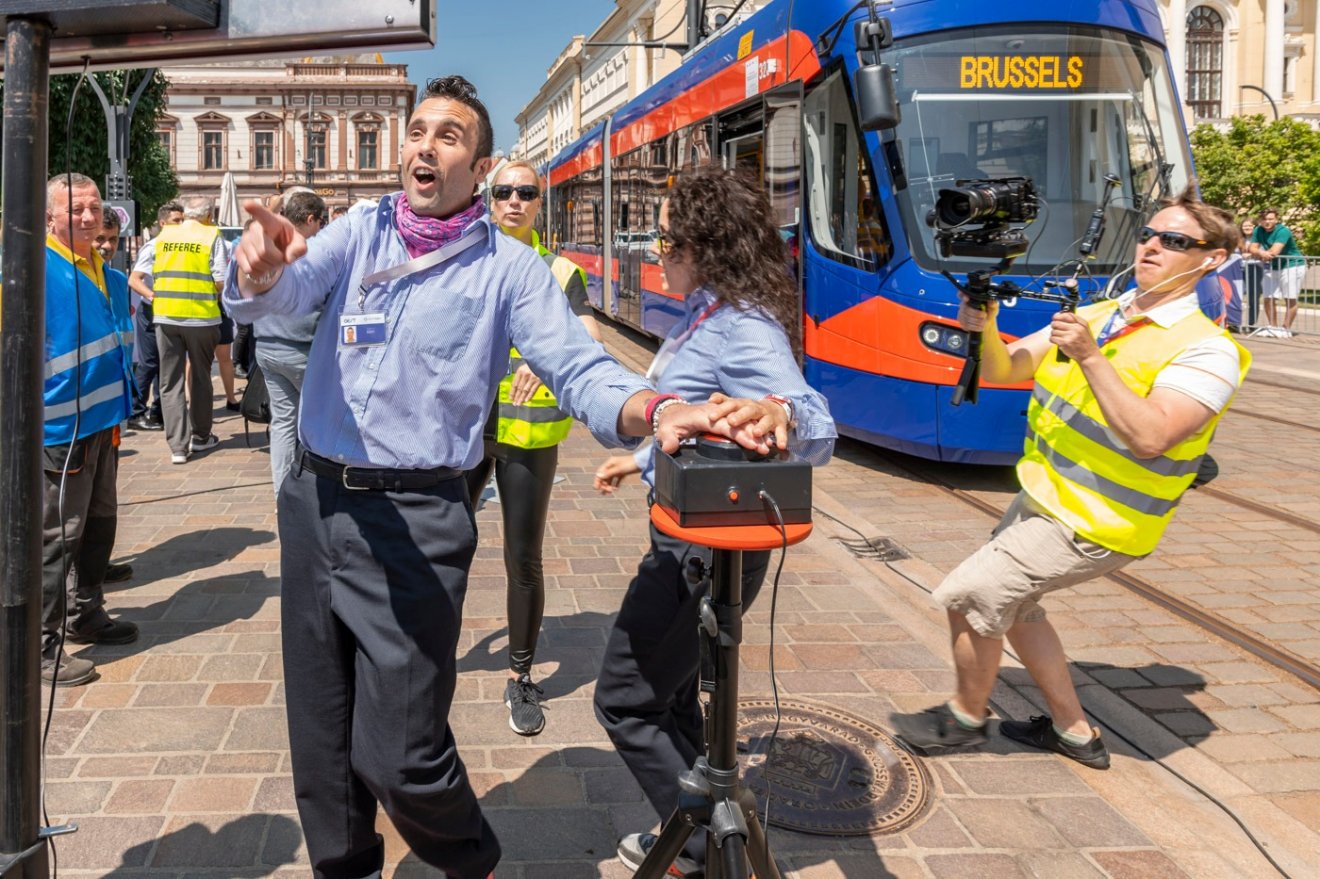 •  Fotó: Facebook/Tram-EM European Tramdriver Championship