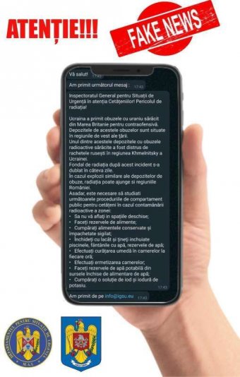 Átverés: a katasztrófavédelem cáfolta, hogy ukrajnai robbanást követő sugárzásveszélyre figyelmeztetett