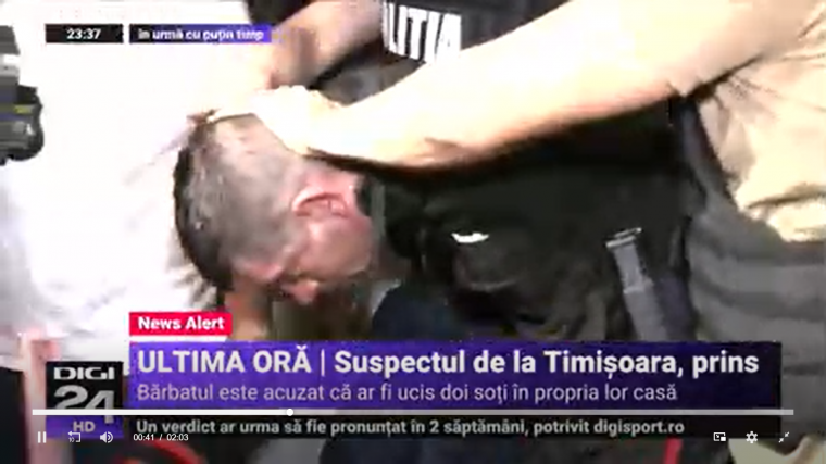 Elfogta a rendőrség a temesvári kettős gyilkosság gyanúsítottját