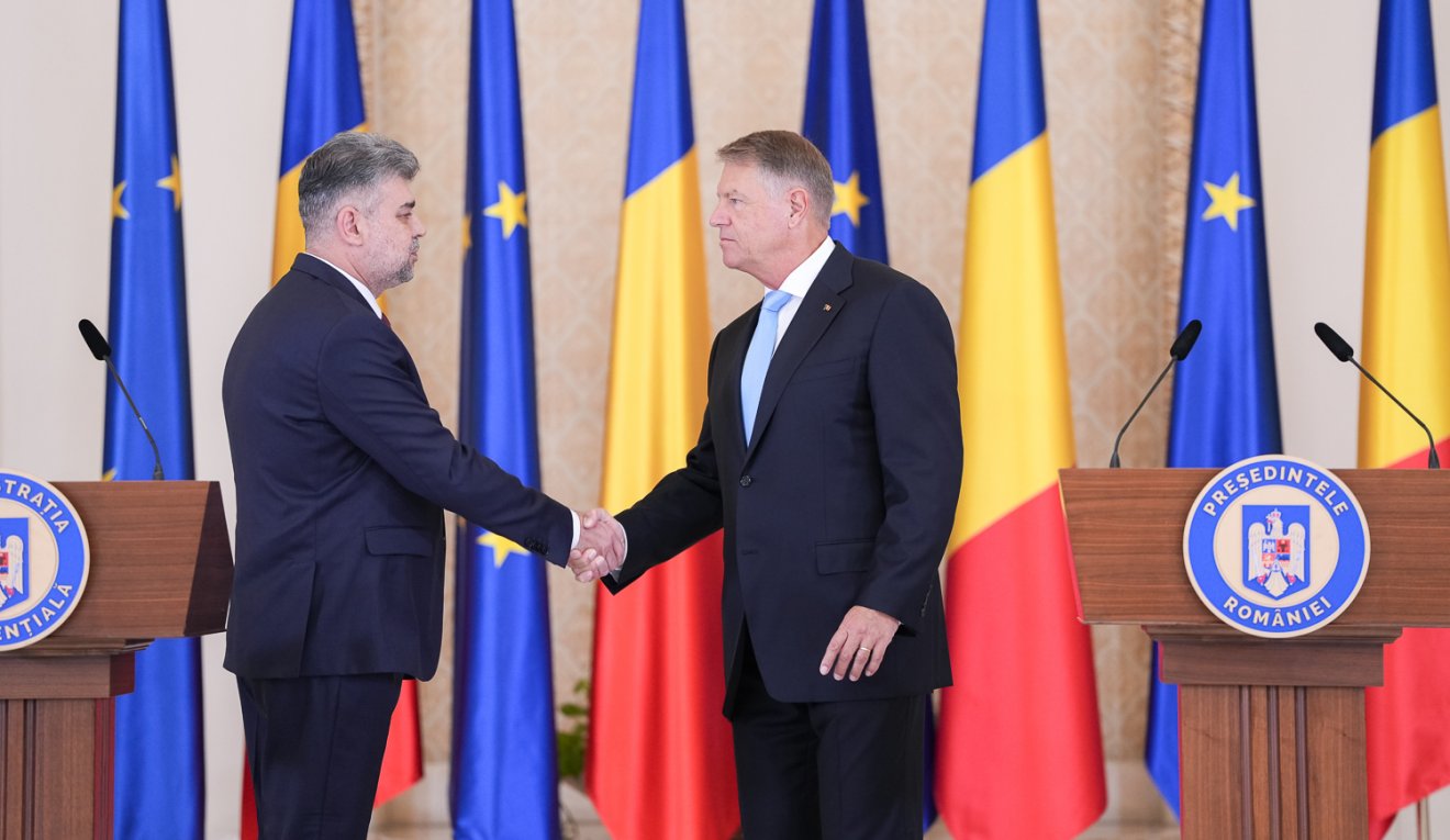 Elutasítás. Ciolacu szerint Iohannis megsértette az alkotmány szellemét, ezért nem lehet az Európai Bizottság román tagja •  Fotó: Presidency.ro