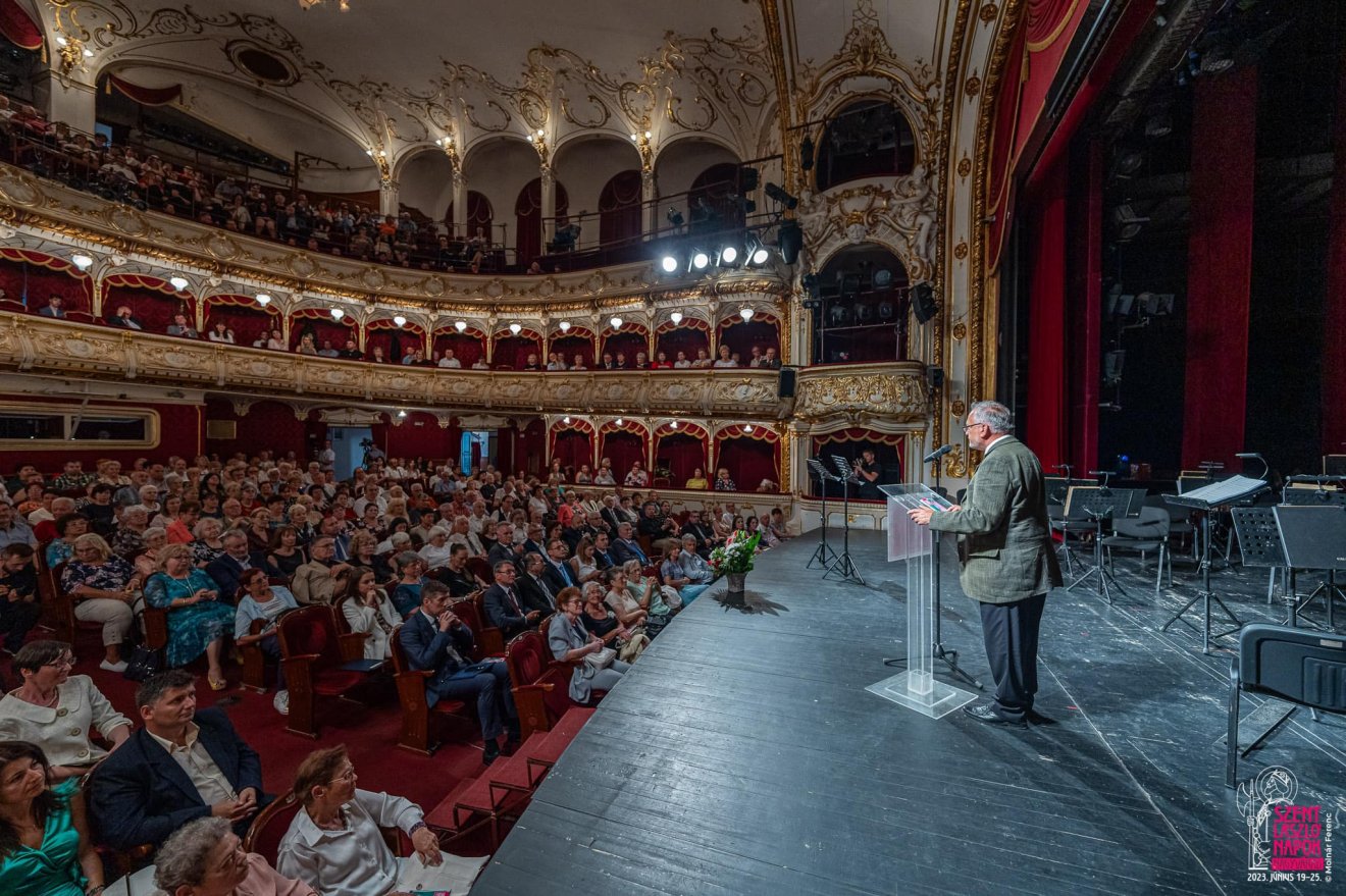 Zatykó Gyula főszervező szerint az egyesületnek missziója Szent László örökségének tudatosítása •  Fotó: Szent László Napok/Facebook