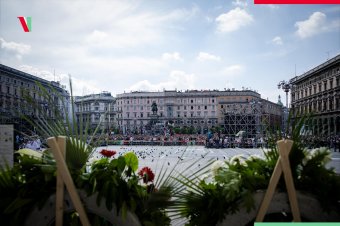 Berlusconi temetésén lopott egy román nő, letartóztatták a rendőrök Milánóban