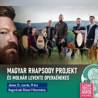 Molnár Levente operaénekes fellépése nyitja a gazdag kulturális programot kínáló nagyváradi Szent László Napokat