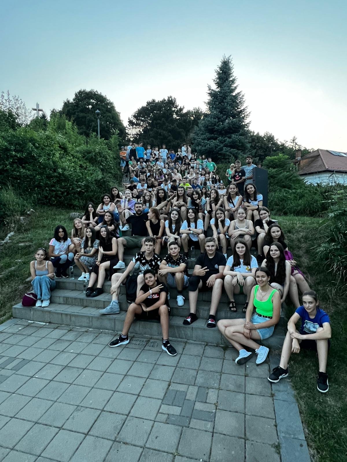 Az idei mozgótáborban 132 gyerek, valamint 11 táborvezető lelkész és teológus vett részt •  Fotó: Magyar Unitárius Egyház