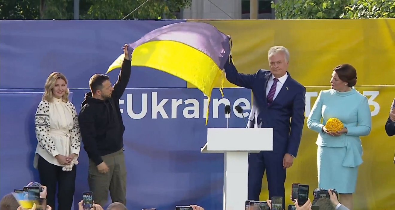 •  Fotó: Facebook/Volodimir Zelenszkij
