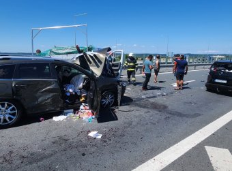 Baleset történt Temes megyében, torlódás alakult ki az autópályán