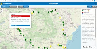 Több mint kétórás a várakozási idő a nagylaki autópálya-átkelő kilépési oldalán