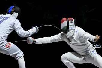 Aranyérmes a magyar férfi párbajtőrcsapat az Európa Játékokon