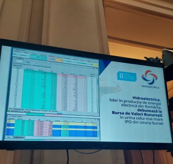Már az első napon „hasítanak” a Hidroelectrica papírjai a Bukaresti Értéktőzsdén