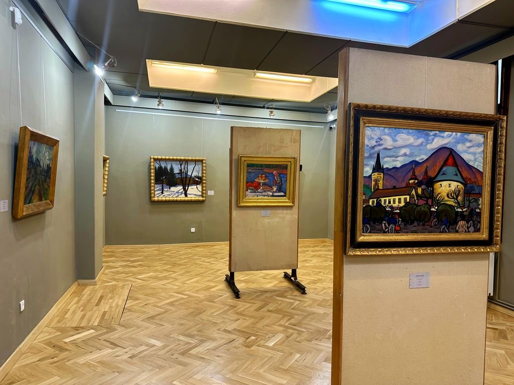A vendégkiállításra a festőiskola különböző időszakait bemutató anyagot csak magángyűjteményekből kölcsönözték •  Fotó: Magyar Nemzet/Ernst galéria