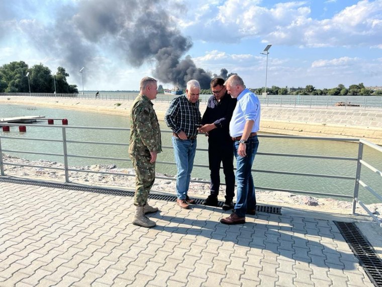 Ro-Alert üzenetekkel figyelmeztetik a Duna-menti lakosságot, ha ukrán oldalon bombáznak az oroszok