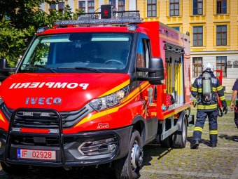 Tűz ütött ki a nagyenyedi börtön egyik használaton kívüli épületében