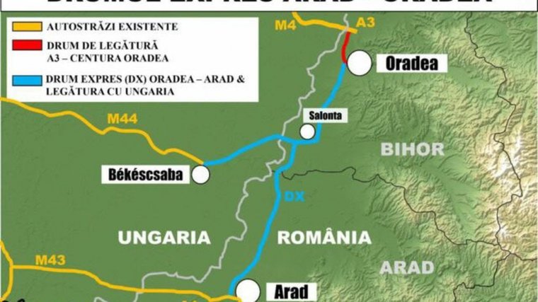 Még egy fázis kipipálva, egyre közelebb a Nagyváradot Araddal összekötő gyorsforgalmi út építésének kezdete