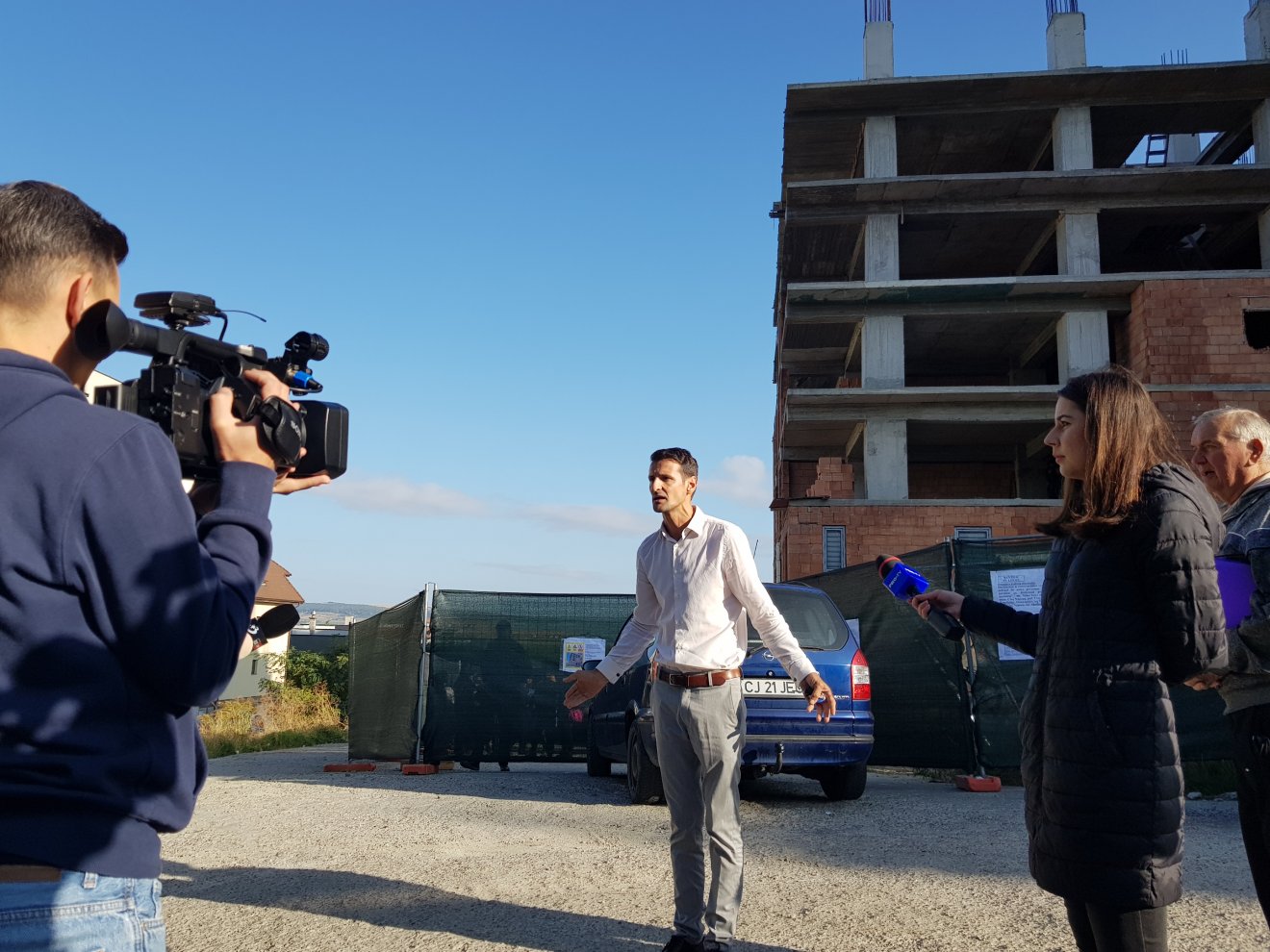 Cristi Gașca albérletbe költözött a feleségével a kilakoltatás nyomán •  Fotó: Rostás Szabolcs