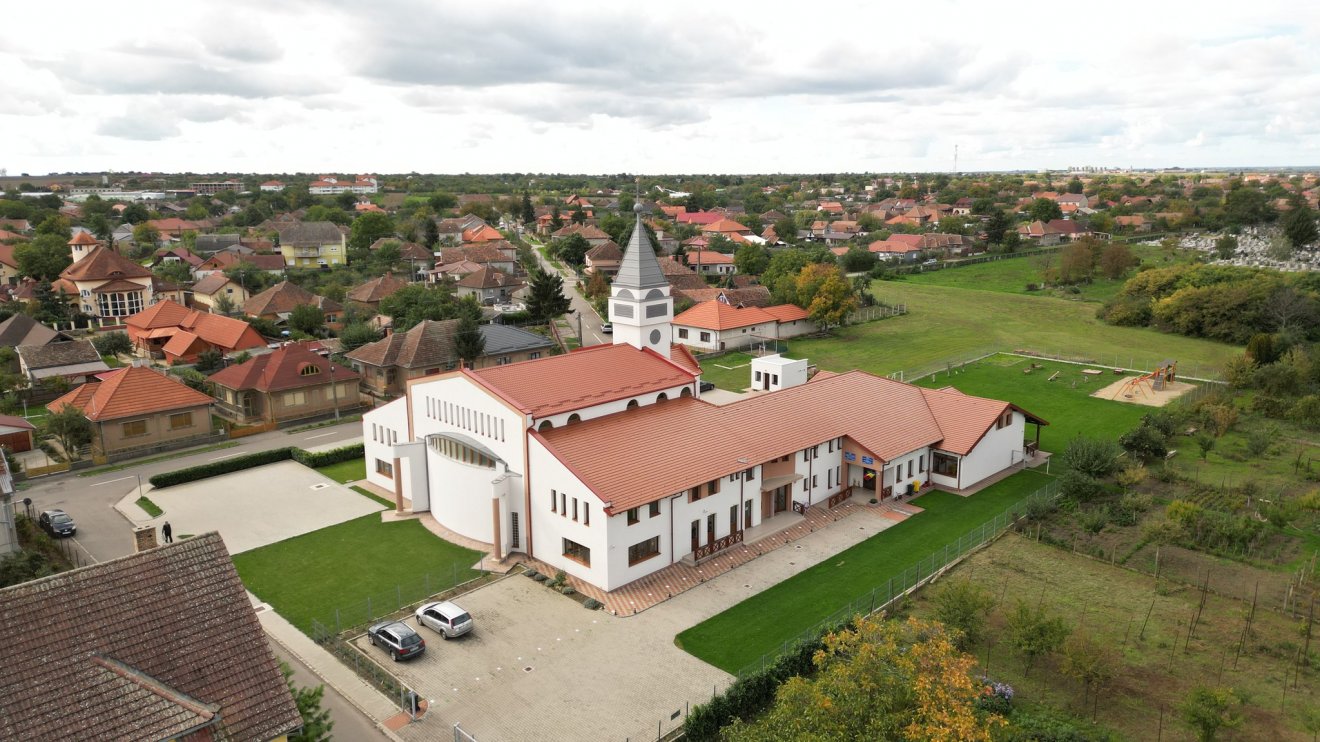 A Kálvin-központot 2019 októberében adták át teljes egészében •  Fotó: Facebook/Felépült a kertvárosi Kálvin-központ