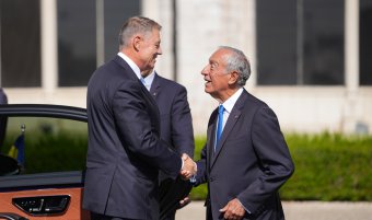 Ukrajna támogatásáról is tárgyalt Iohannis a portugál államfővel Lisszabonban