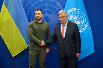 Zelenszkij az ENSZ-ben: a világnak egyesülnie kell Oroszország legyőzése érdekében