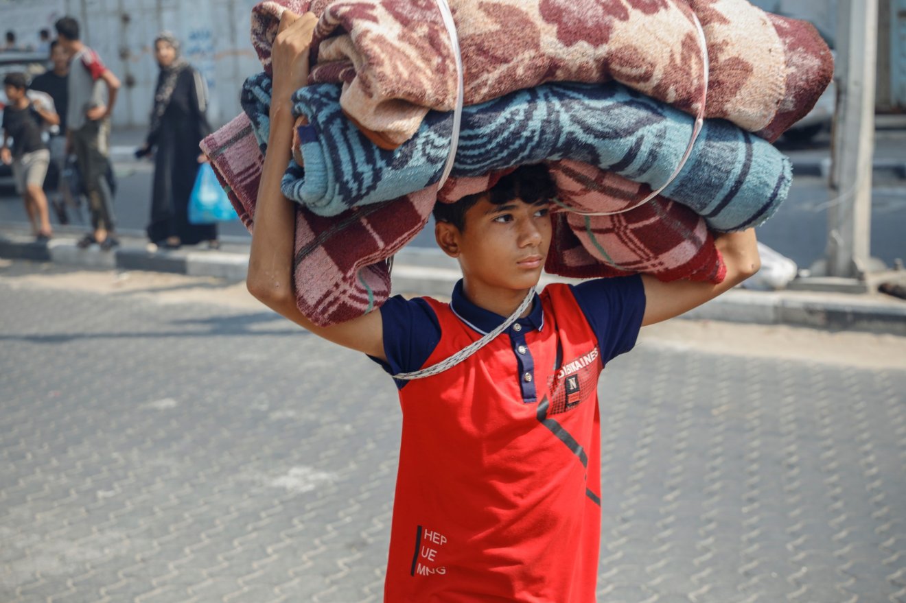 A Hamász izraeli támadása óta mintegy egymillió ember kényszerült elhagyni otthonát a Gázai övezetben •  Fotó: UNRWA/Facebook