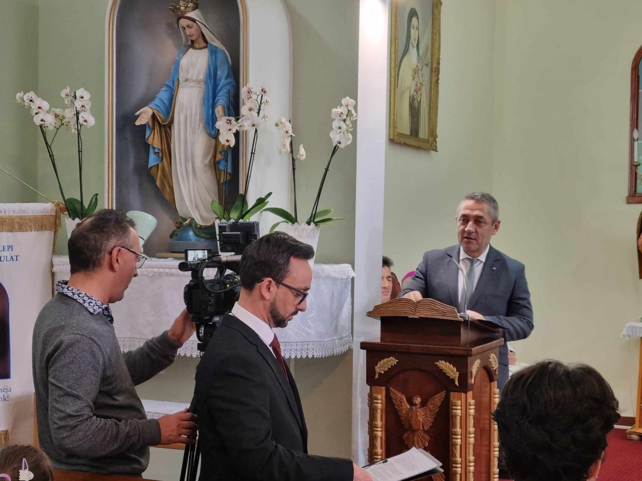 Potápi Árpád János nemzetpolitikáért felelős államtitkár szerint Szent László összeköt •  Fotó: Bálint Eszter