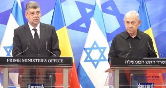 FRISSÍTVE – Izraelbe érkezett Marcel Ciolacu, ahol találkozott Benjámín Netanjáhúval