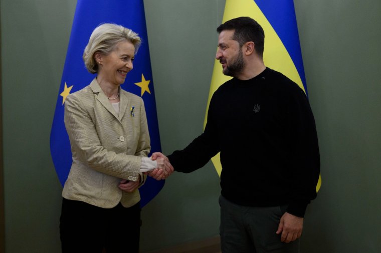 Európai vezetők kísérik el Zelenszkijt a washingtoni tárgyalásokra