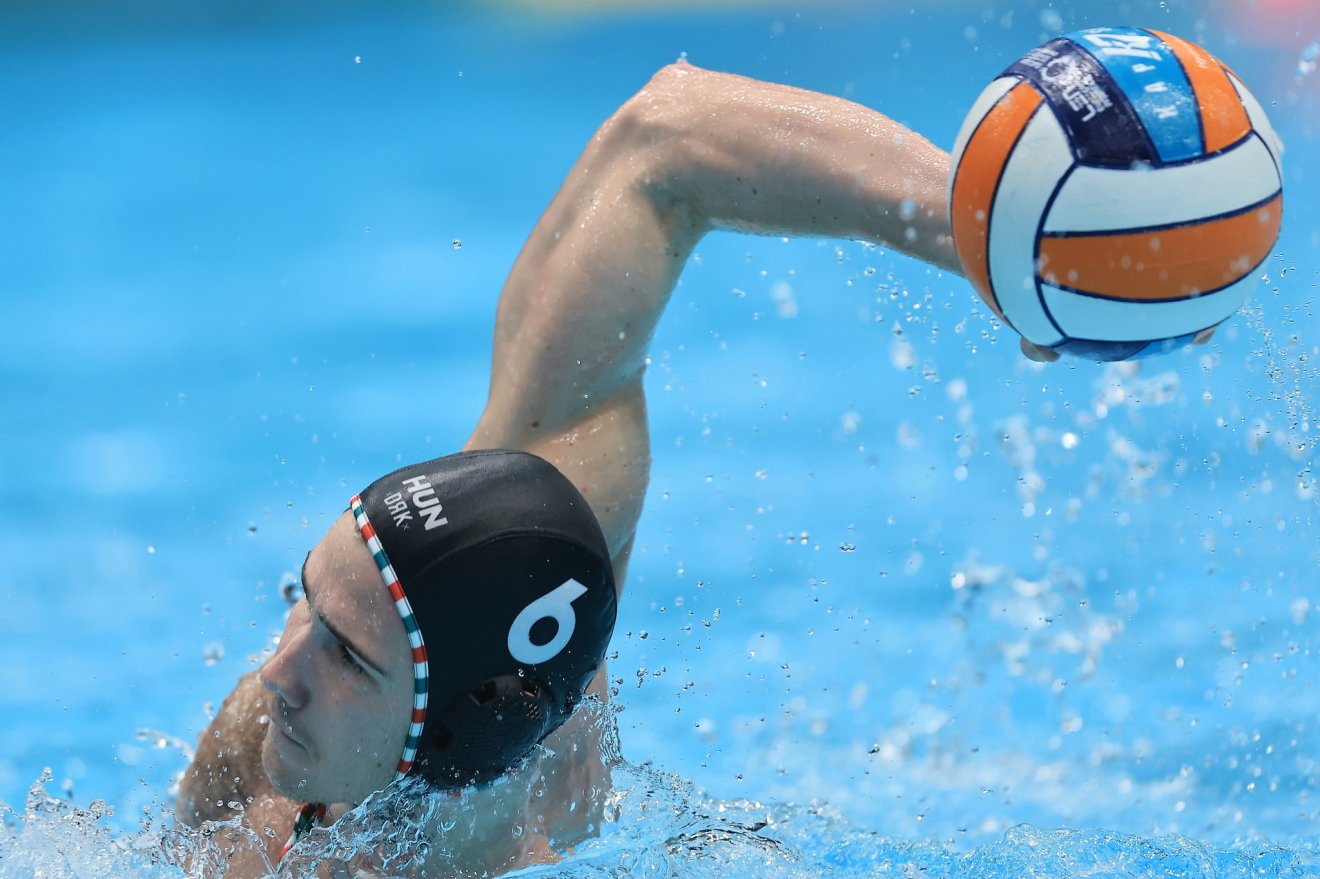 Nagy Ádámék nem illetődtek meg az esélyesebb olasz válogatottól •  Fotó: Waterpolo.hu