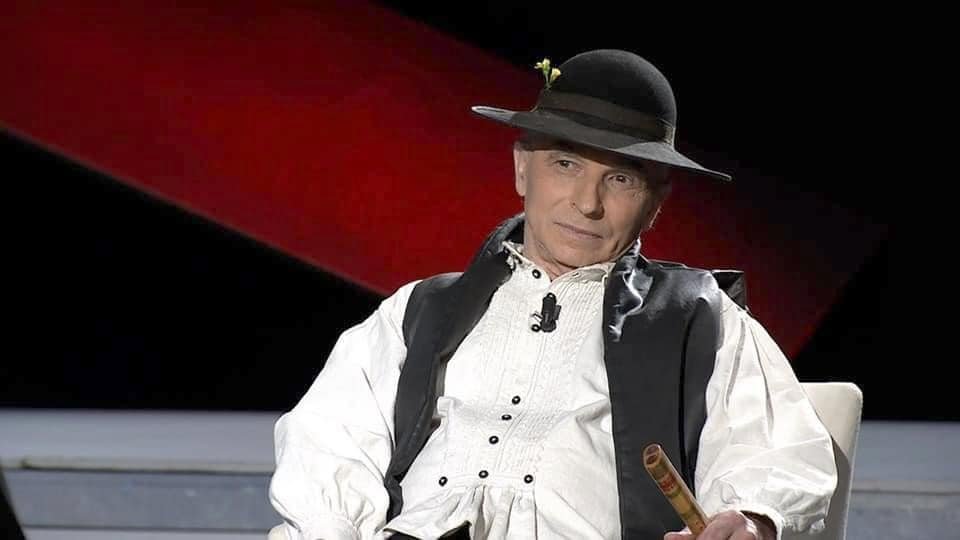 Grigore Leșe az álhazafiságot is ostorozta a tévéműsorban •  Fotó: Grigore Leșe/Facebook