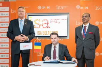 Az államfő szerint nő Románia energiabiztonsága a napenergia szövetséghez való csatlakozással